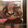 Couple woman seeking women