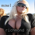 Richmond, horny housewives